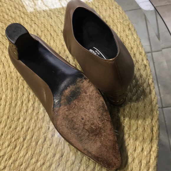 StuartWeitzman metallic heels All Leather - Picture 4 of 6